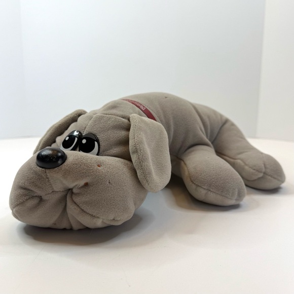18” Pound Puppy Gray Stuffed Plushy 1985 Vintage - Picture 2 of 11